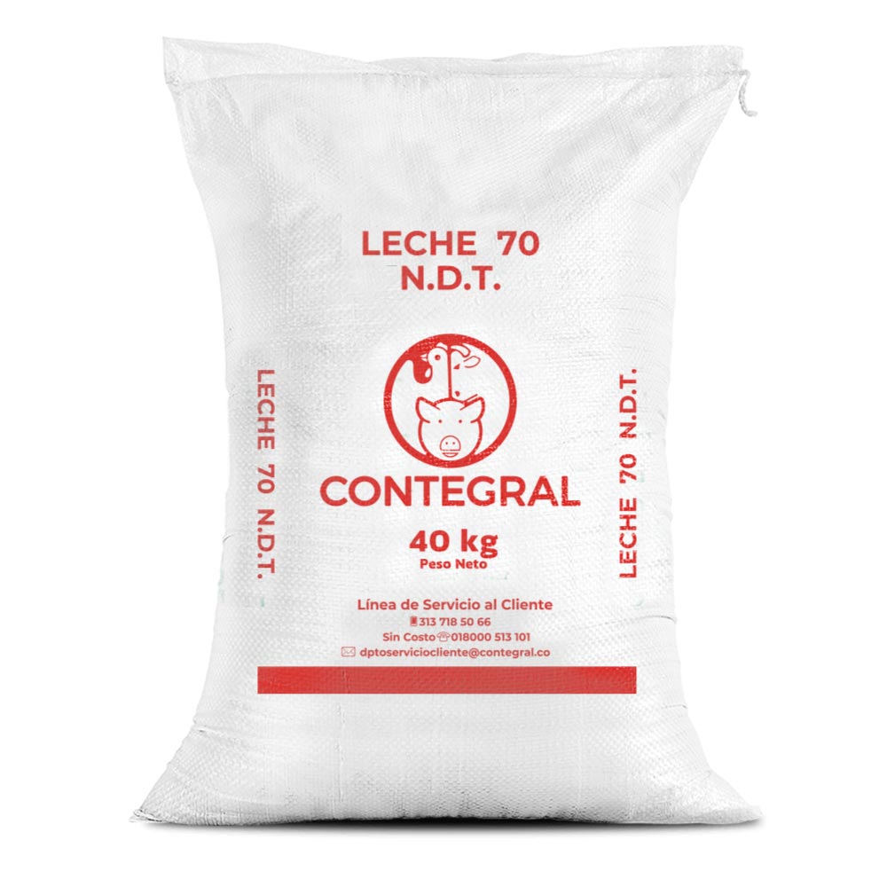 Leche 70% NDT