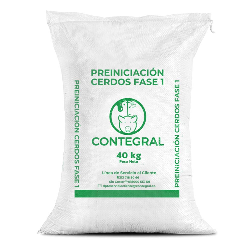 Preiniciación cerdos fase 1