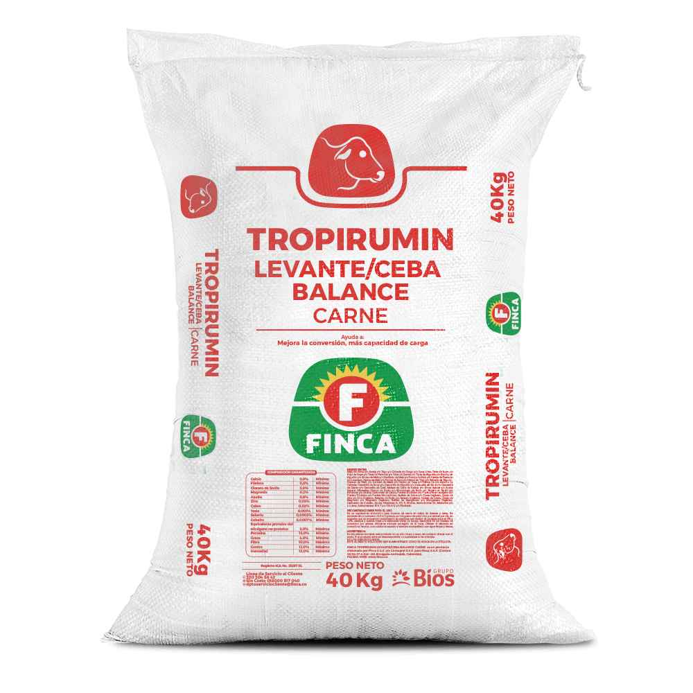 Tropirumin Levante/Ceba Balance Carne Finca