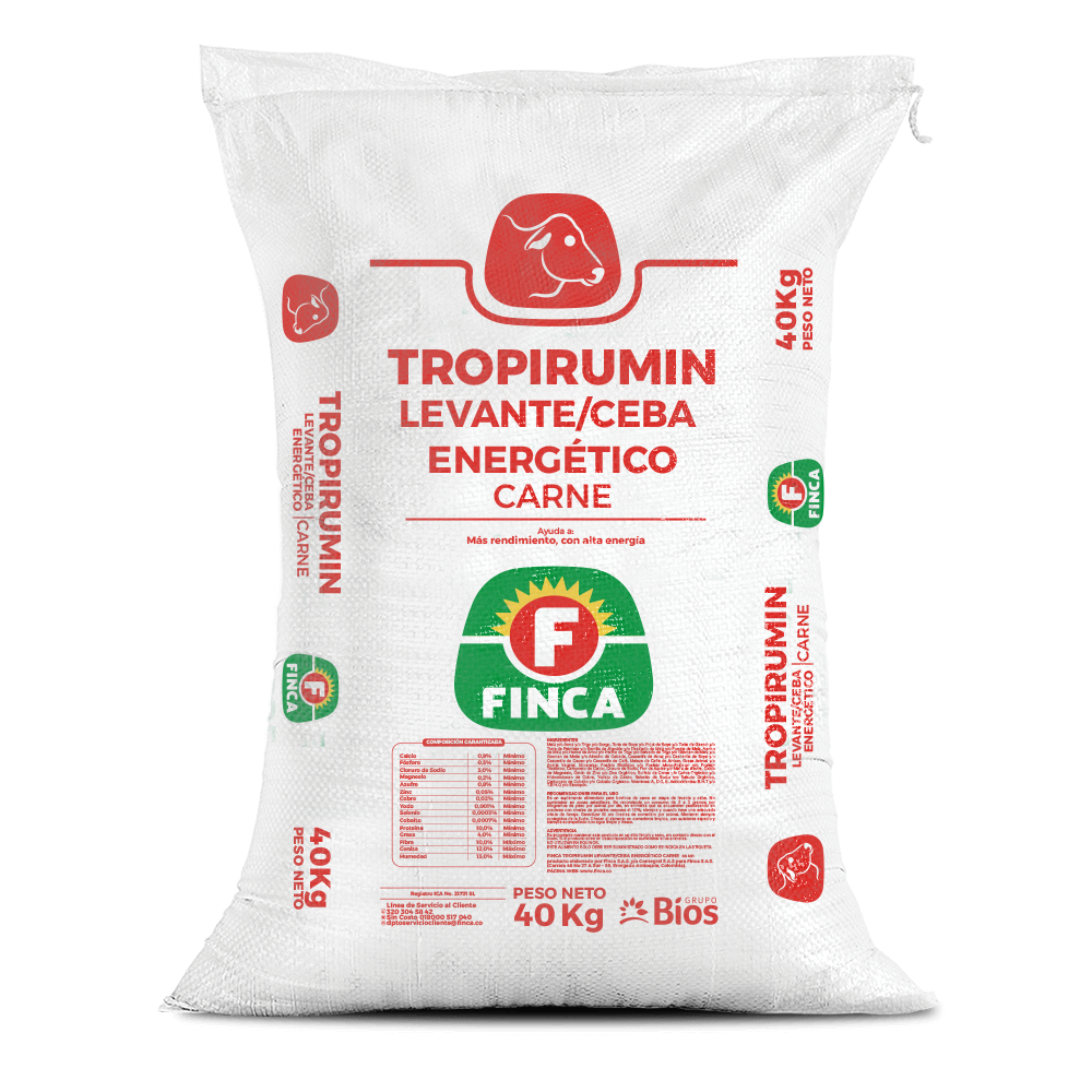 Tropirumin Levante/Ceba Energético Carne Finca