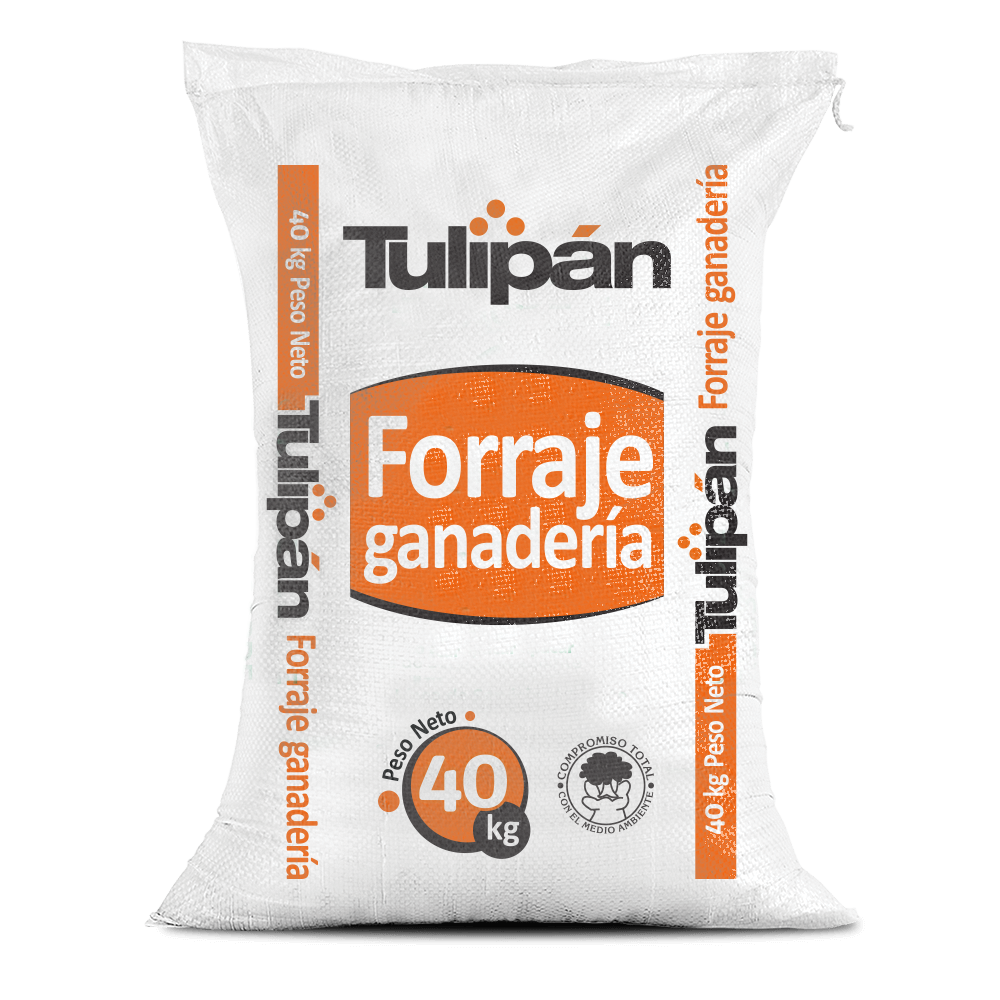 Bulto de Tulipán Forraje Ganadería Contegral, distribuido por Nutricampo en Nariño, Cauca y Valle del Cauca